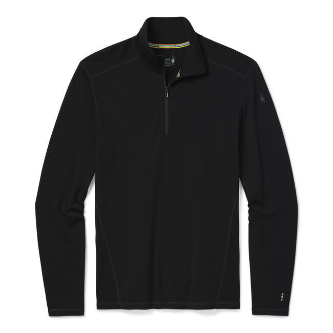 Smartwool CLASSIC THERMAL MERINO εσώρουχα M 1/4 ZIP B BL, μαύρο