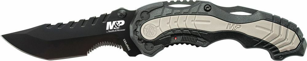 S&W M&P M.A.G.I.C. Μαχαίρι Τσέπης 8,6cm, Μαύρο Γκρι Αλουμίνιο Καουτσούκ