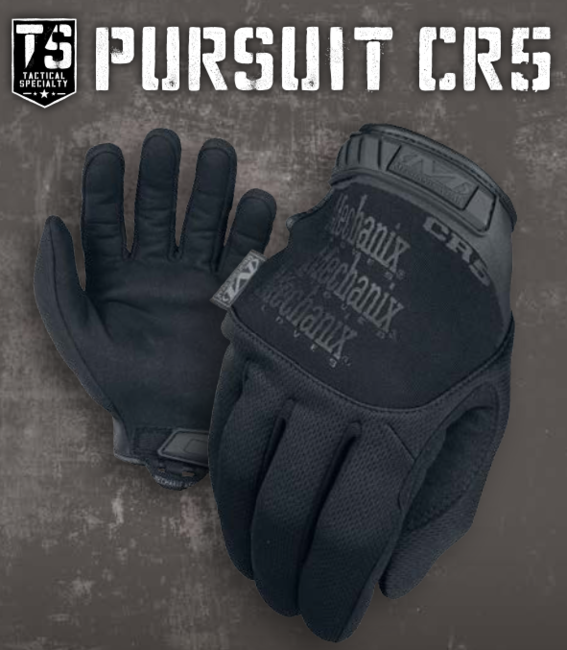 Mechanix Wear Pursuit D-5 Γάντια Προστασίας από Κοψίματα, Μαύρο