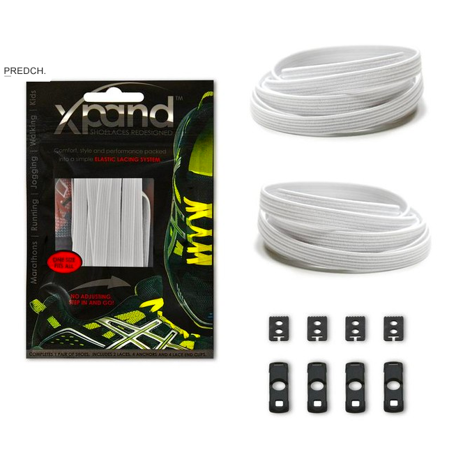 Xpand Elastic Ελαστικά κορδόνια παπουτσιών, λευκό