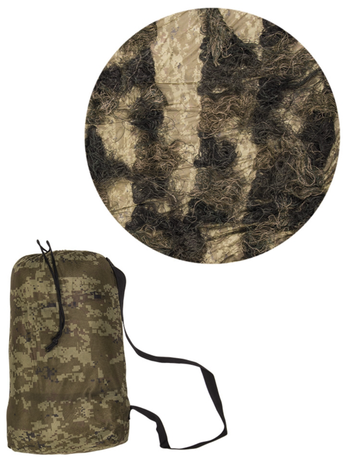 Mil-Tec Ghillie Δίχτυ Καmuflage Woodland, 1,4x1 m