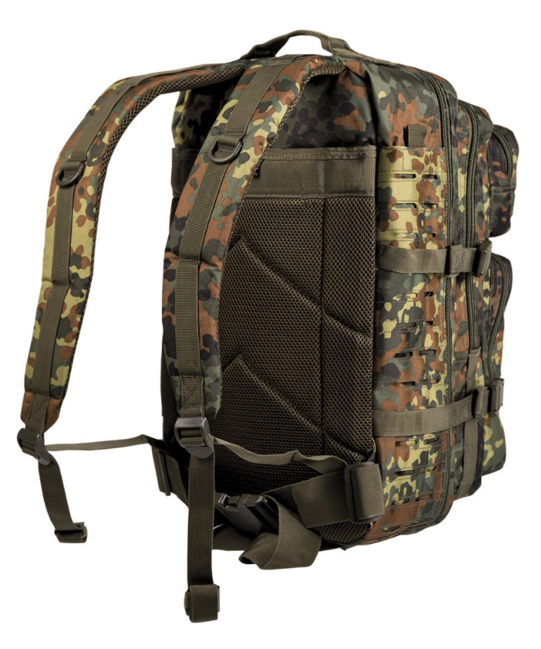 Mil-Tec US Assault Large Σακίδιο Πλάτης Laser Cut, flecktarn, 36L