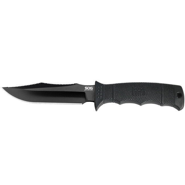 SOG SEAL PUP ELITE σταθερό μαχαίρι NYLON SHEATH, Black TINI, STRAIGHT EDGE