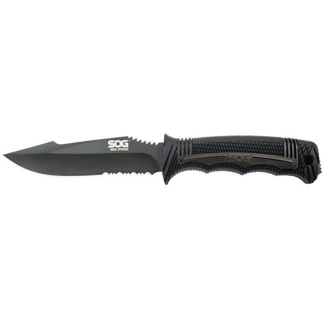 SOG SEAL STRIKE Μαχαίρι με Σταθερή Λάμα - Black TINI, DELUXE SHEATH