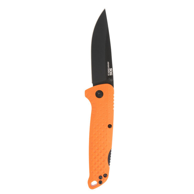 SOG ADVENTURER LB Μαχαίρι Αναδιπλούμενο, Πορτοκαλί Φλόγα + Μαύρο