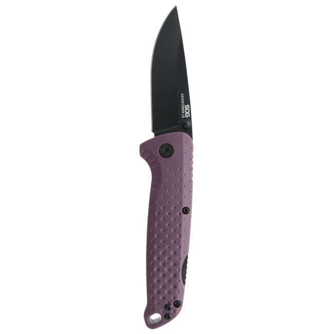 SOG ADVENTURER LB Μαχαίρι Πτυσσόμενο, Dusk Purple + Black