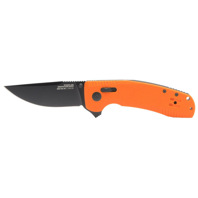 SOG SOG-TAC XR Μαχαίρι Αναδιπλούμενο, Πορτοκαλί - Straight Edge