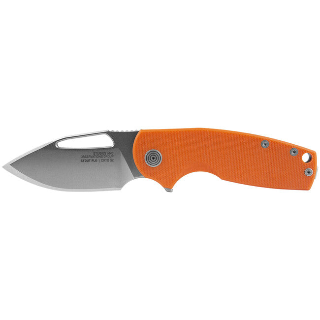 SOG Stout FLK Πτυσσόμενο μαχαίρι, Org + Stonewash