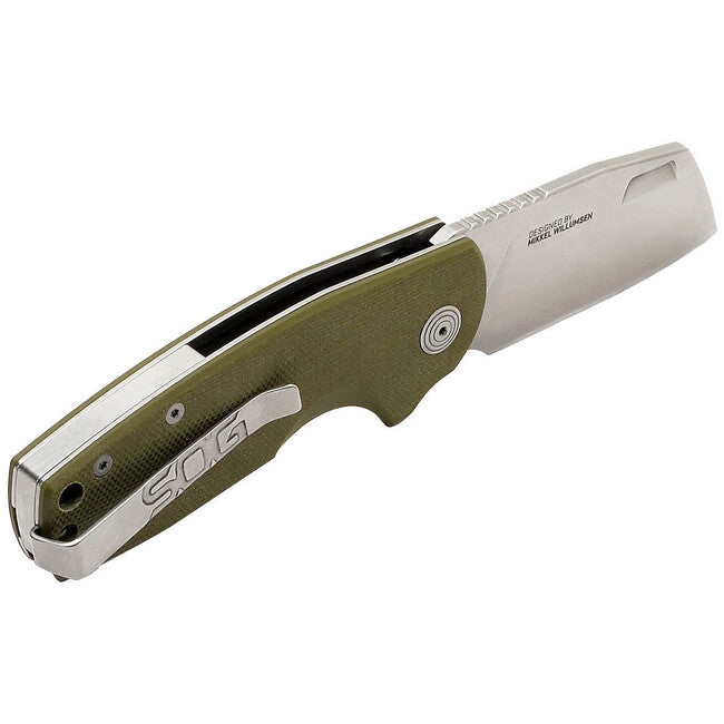 SOG STOUT SJ Μαχαίρι Cleaver με Κλείσιμο, OD Green