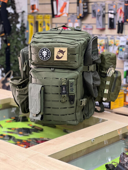 WARAGOD Soldat Σακίδιο Πλάτης Assault 45L, Μαύρο