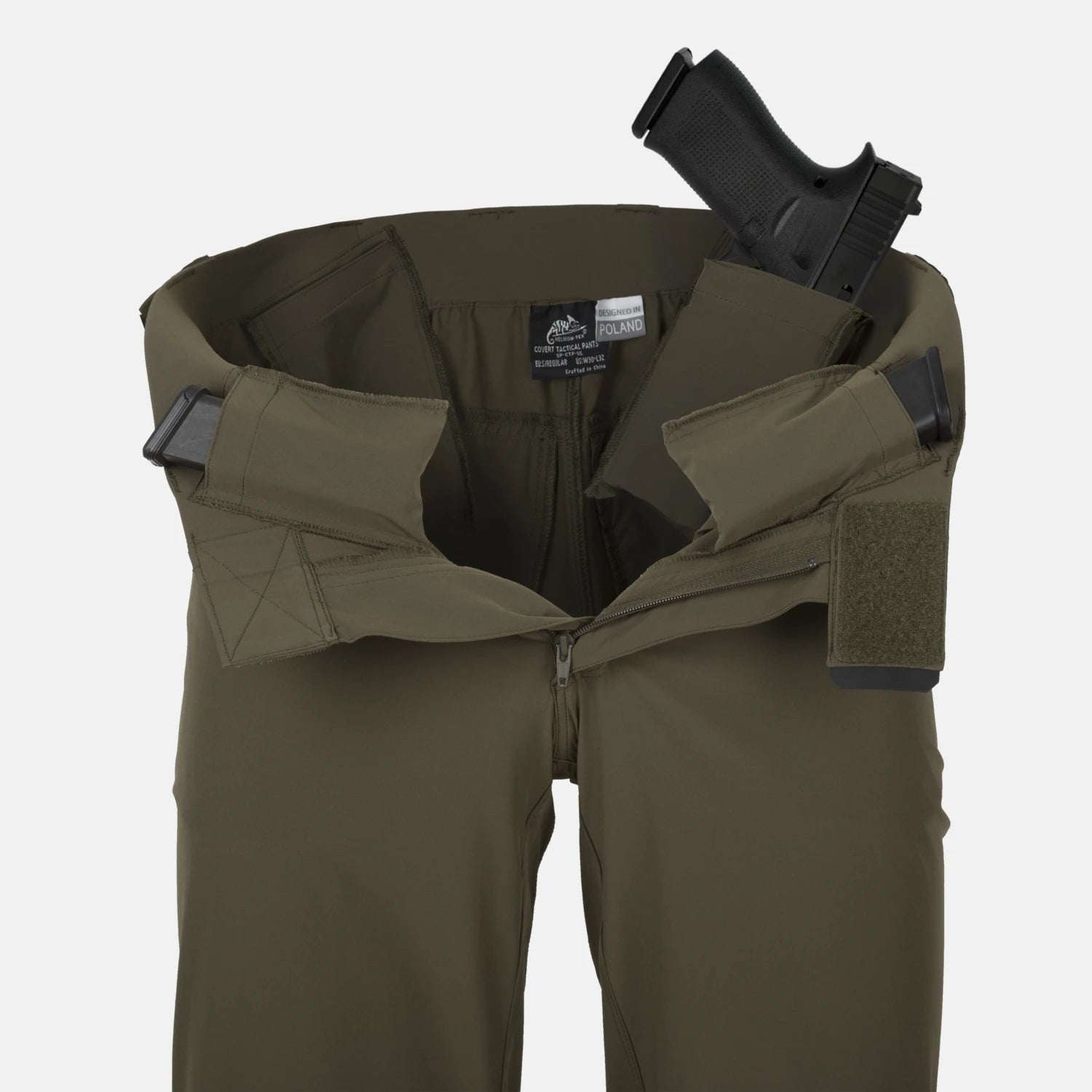 Helikon-Tex COVERT nohavice VersaStretch taktické Versa Stretch Lite, Khaki – detail 9