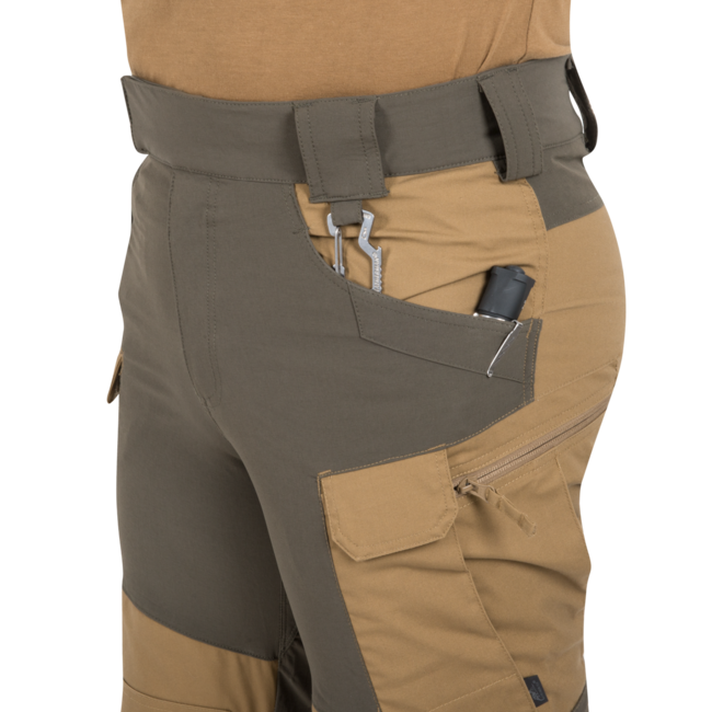 Helikon-Tex Hybrid Outback Παντελόνι DuraCanvas, coyote/μαύρο