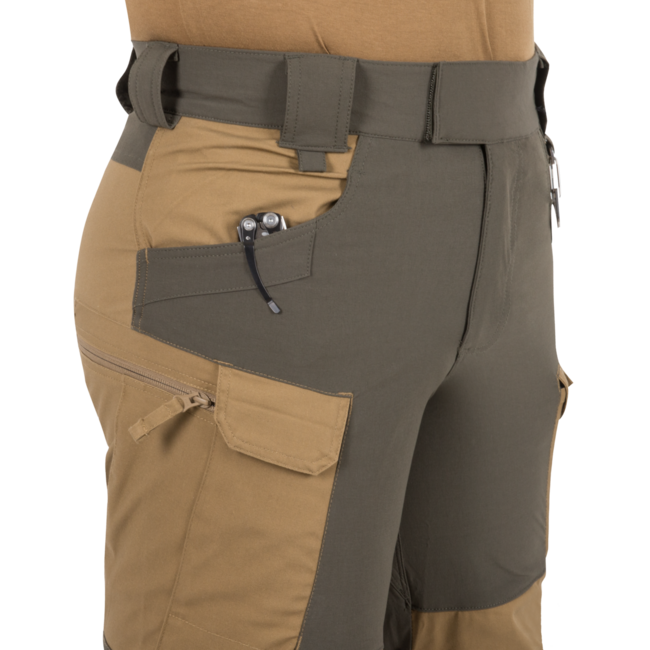 Helikon-Tex Hybrid Outback παντελόνι DuraCanvas, ανοιχτό γκρι/μαύρο