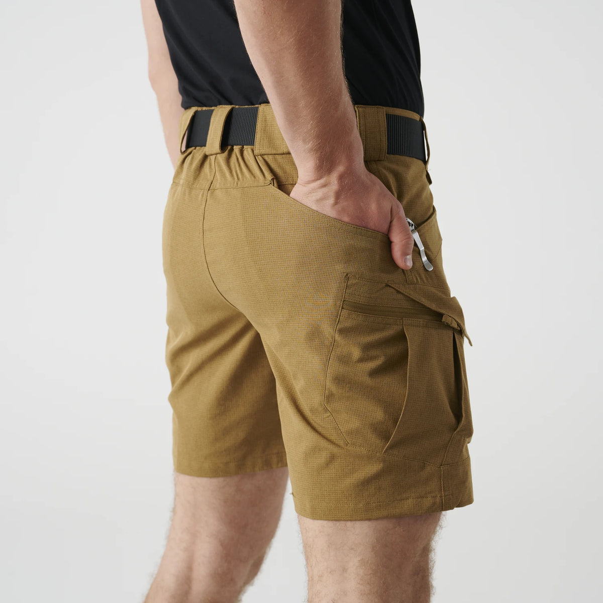 Helikon-Tex OTS Ultra AeroTech kraťasy, black – detail 5