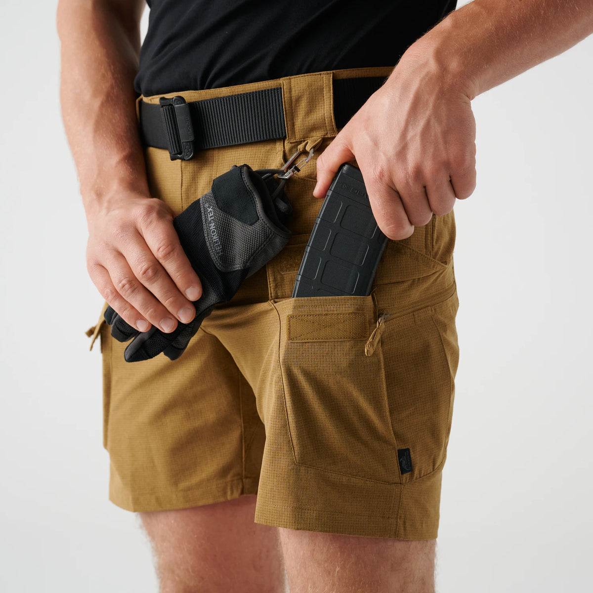 Helikon-Tex OTS Ultra AeroTech kraťasy, black – detail 7