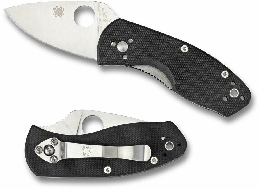 Spyderco Ambitious Τσέπης Μαχαίρι 5,7cm, Μαύρο G10