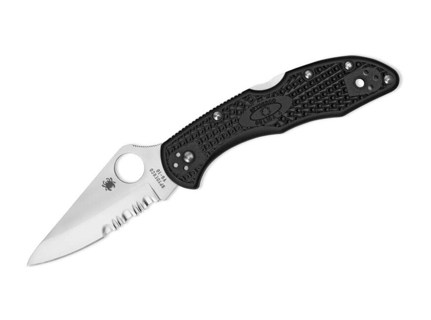 Spyderco Delica 4 Lightweight Τσέπης Μαχαίρι 7,5cm, Μαύρο