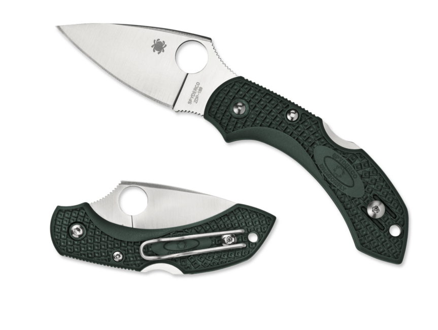 Spyderco Dragonfly 2 Lightweight Μαχαίρι Τσέπης FRN, πράσινο, 5,7 cm
