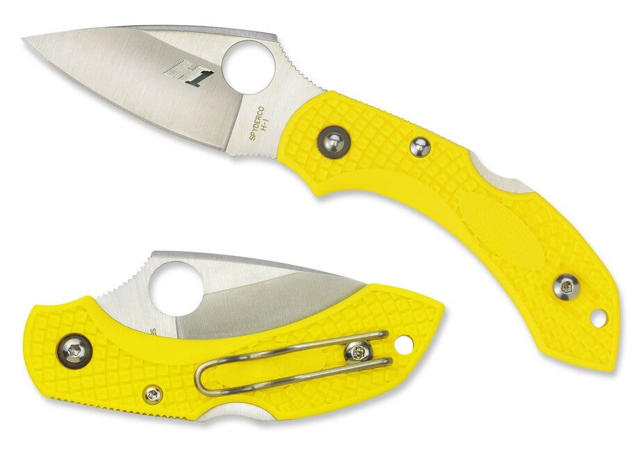 Spyderco Dragonfly 2 Salt Lightweight Τσέπης Μαχαίρι Plain 5,7cm, Κίτρινο, FRN