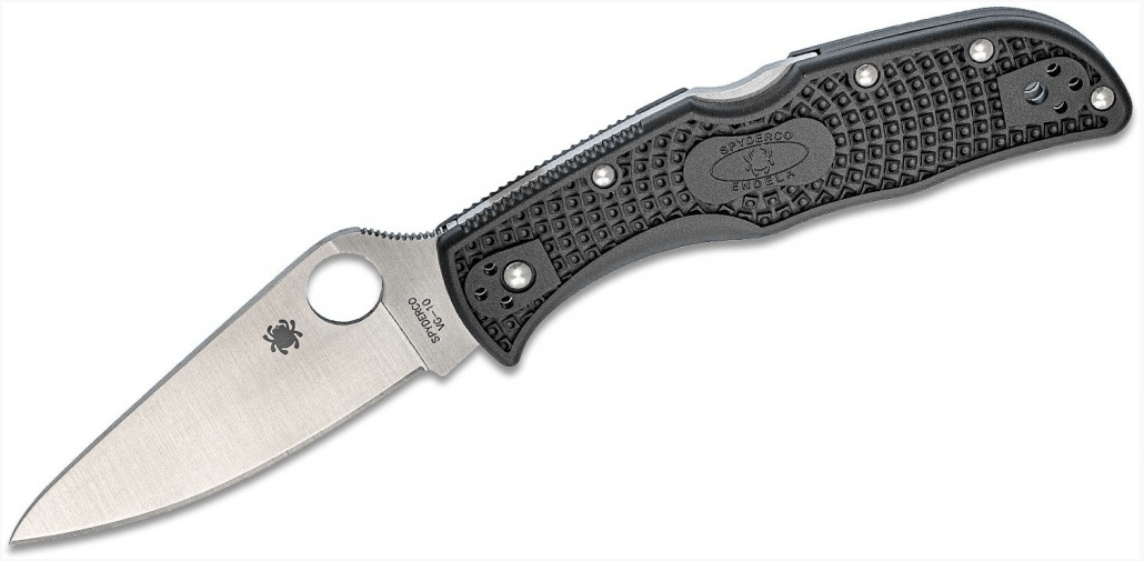 Spyderco Endela Lightweight μαχαίρι τσέπης 7cm, μαύρο FRN