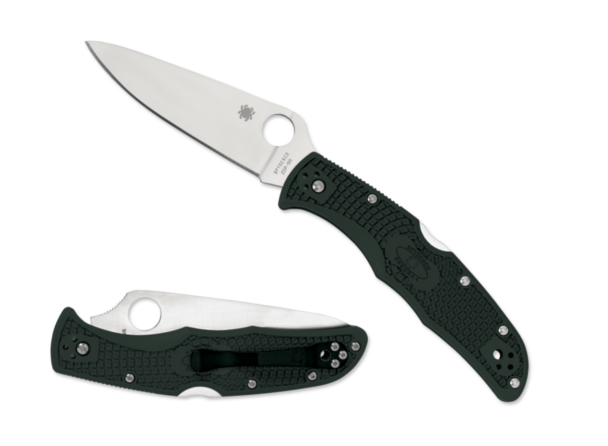 Spyderco Endura 4 Flat Ground μαχαίρι τσέπης FRN Ground, πράσινο, 9,7 cm