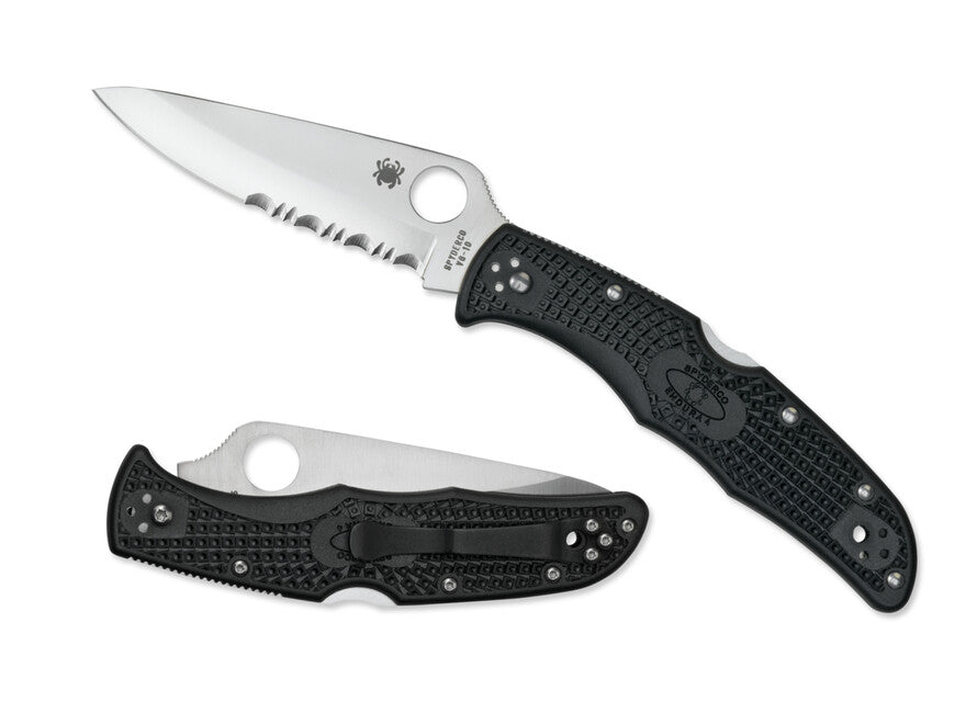Spyderco Endura 4 Lightweight σακιδιακό μαχαίρι FRN, μαύρο, 9,5 cm