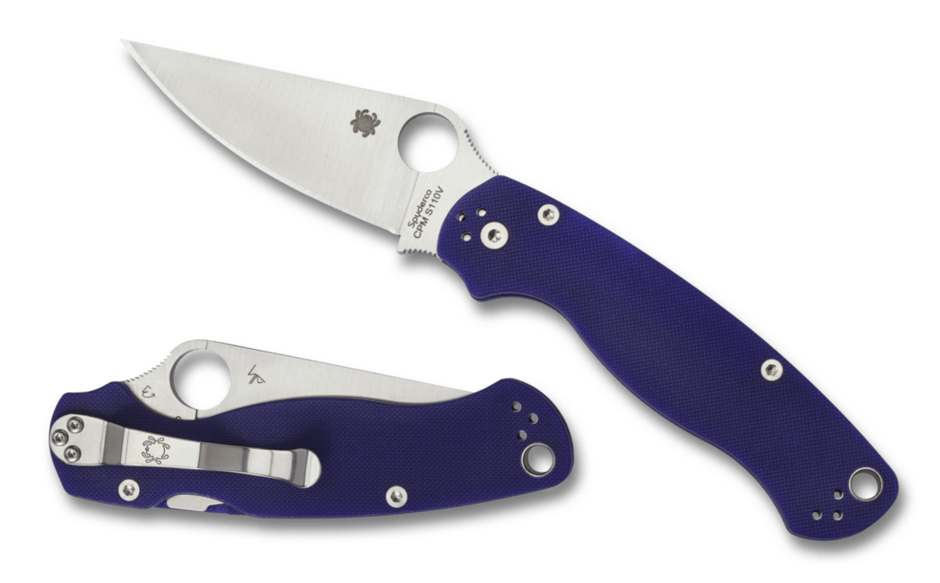 Spyderco Para Military 2 Μαχαίρι Τσέπης 8,7 cm, Σκούρο Μπλε, G10