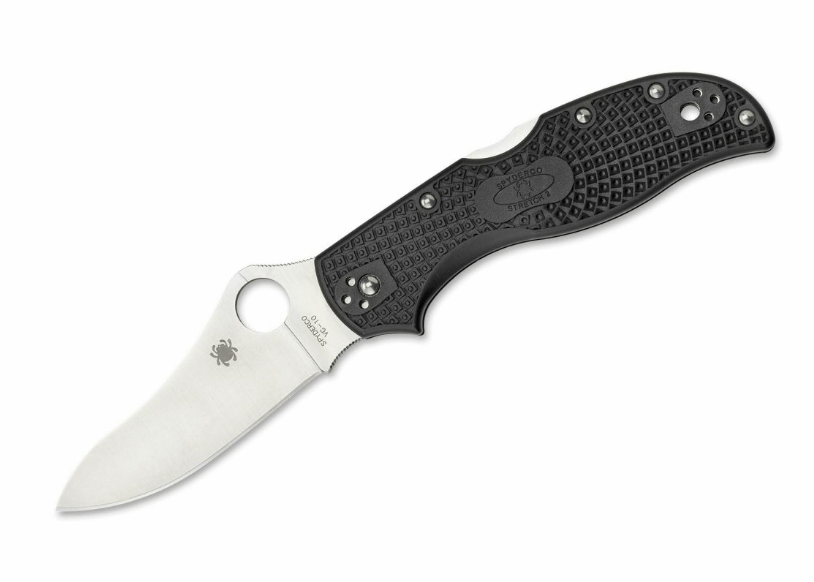 Spyderco Stretch 2 Lightweight Μαχαίρι Τσέπης FRN, Μαύρο, 8,7 cm
