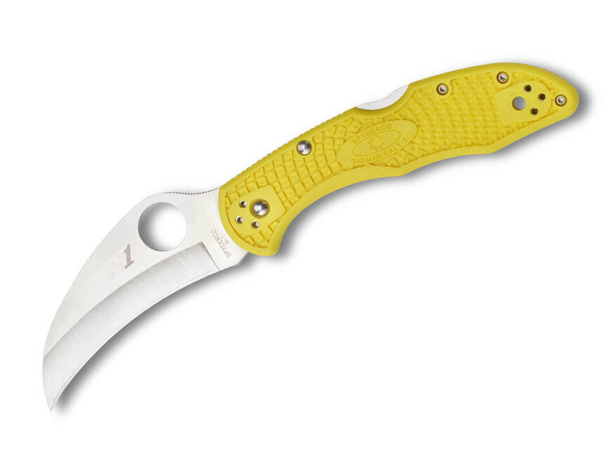 Spyderco Tasman Salt 2 Μαχαίρι FRN, Κίτρινο, 7,4 cm