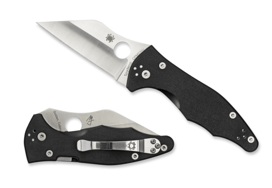 Spyderco Yojimbo 2 Σακιδιακό Μαχαίρι 7,9 cm, Μαύρο, G10