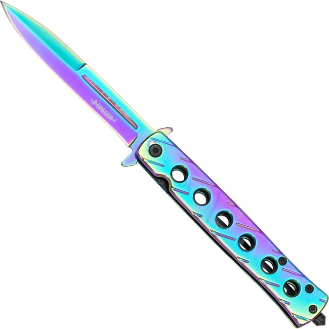 Haller Stiletto Μαχαίρι Τσέπης, Rainbow Coating