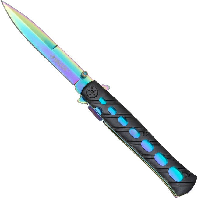 Haller Stiletto Τσέπης Μαχαίρι Rainbow Klinge