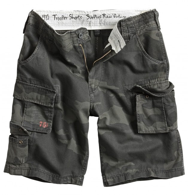 Surplus Σορτς Trooper, black camo