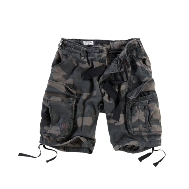 Surplus Vintage Σορτς, black-camo