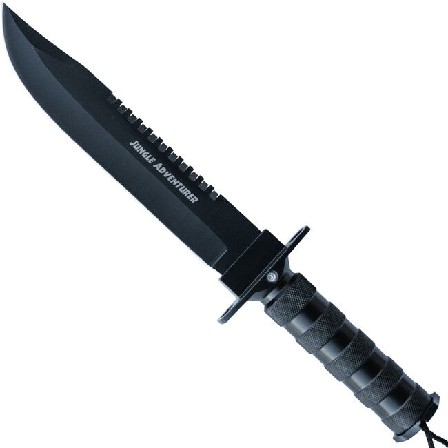 Haller Survival Jungle Adventurer Μαχαίρι με Σταθερή Λάμα, Μαύρο