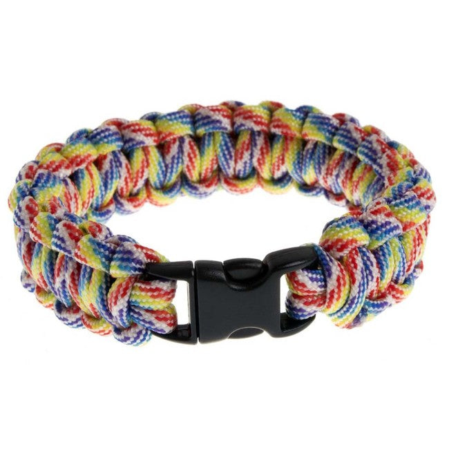 O&T Βραχιόλι Paracord με Πλαστική Αγκράφα, Happy Day
