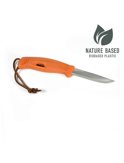 LIGHT MY FIRE FireKnife BIO Knife with Fire Steel, Orange