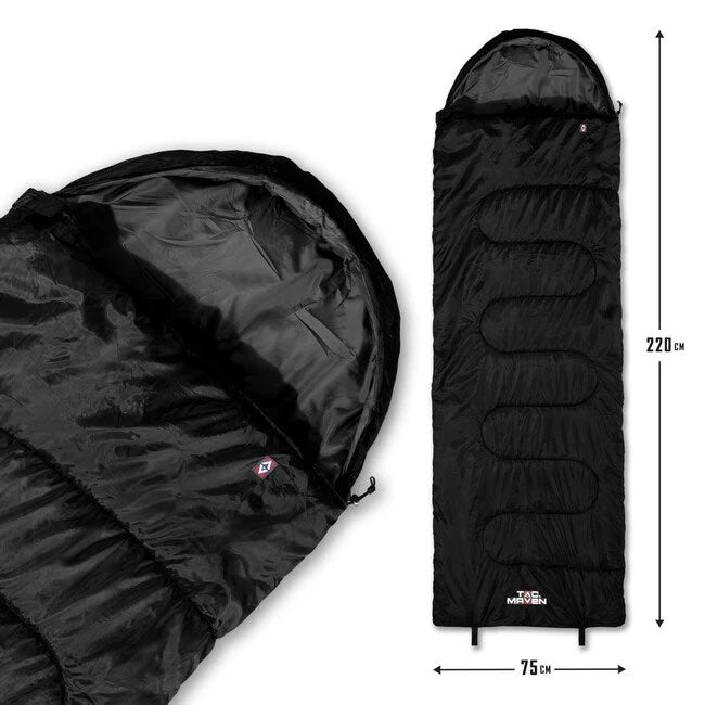 Tac Maven Sentinel Sleeping Bag, Μαύρο