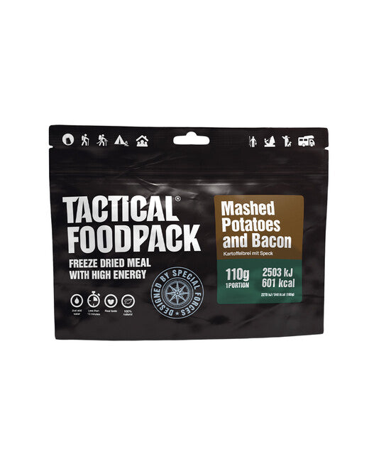 TACTICAL FOODPACK® Πουρές Πατάτας και Μπέικον Τακτικό Φαγητό
