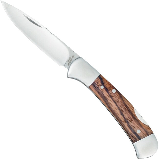 Haller Tame Τσέπης Μαχαίρι Stahlbacken Zebraholz, 440rsf 40413