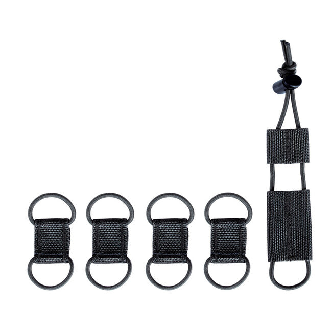 Tasmanian Tiger Cable Manager Set σύνολο στερέωσης καλωδίων, μαύρο