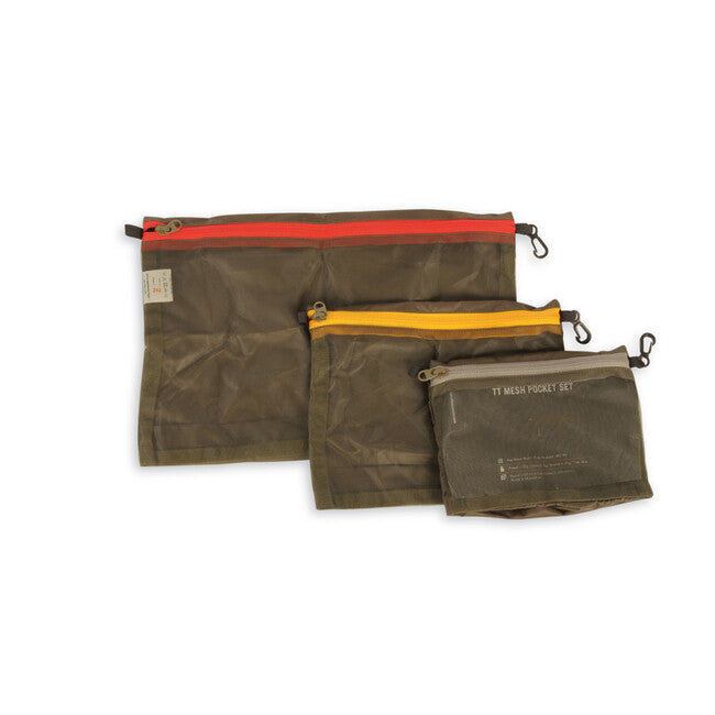 Tasmanian Tiger Mesh Pocket Set δικτυωτές θήκες, λαδί