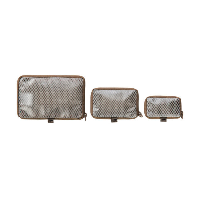 Tasmanian Tiger Mesh Pouch Set VL σετ θηκών, καφέ κογιότ