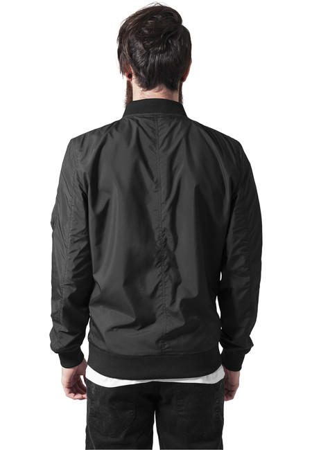 Urban Classics Ελαφρύ Μπουφάν Bomber, Μαύρο