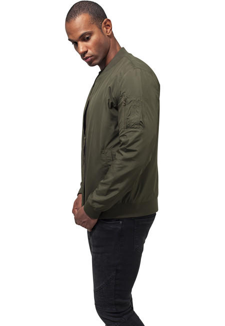 Urban Classics Μπουφάν Light Bomber, Λαδί