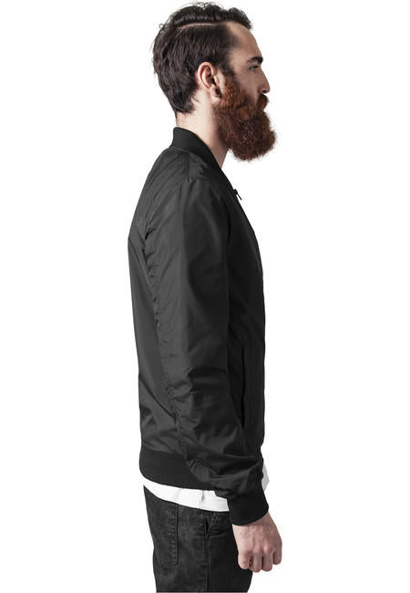 Urban Classics Ελαφρύ Μπουφάν Bomber, Μαύρο