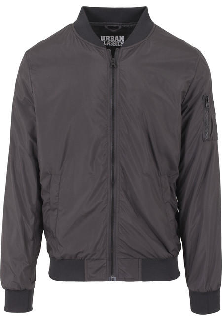 Urban Classics Ελαφρύ Μπουφάν Bomber, Μαύρο