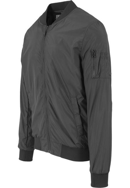 Urban Classics Ελαφρύ Μπουφάν Bomber, Μαύρο