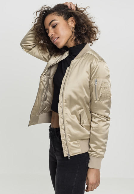 Urban Classics Μπουφάν Bomber Σατέν Γυναικείο