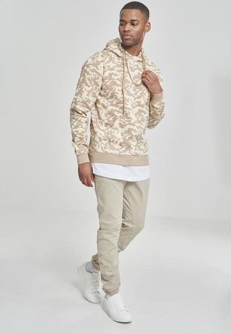 Urban Classics Φούτερ με Κουκούλα Camo Ανδρικό